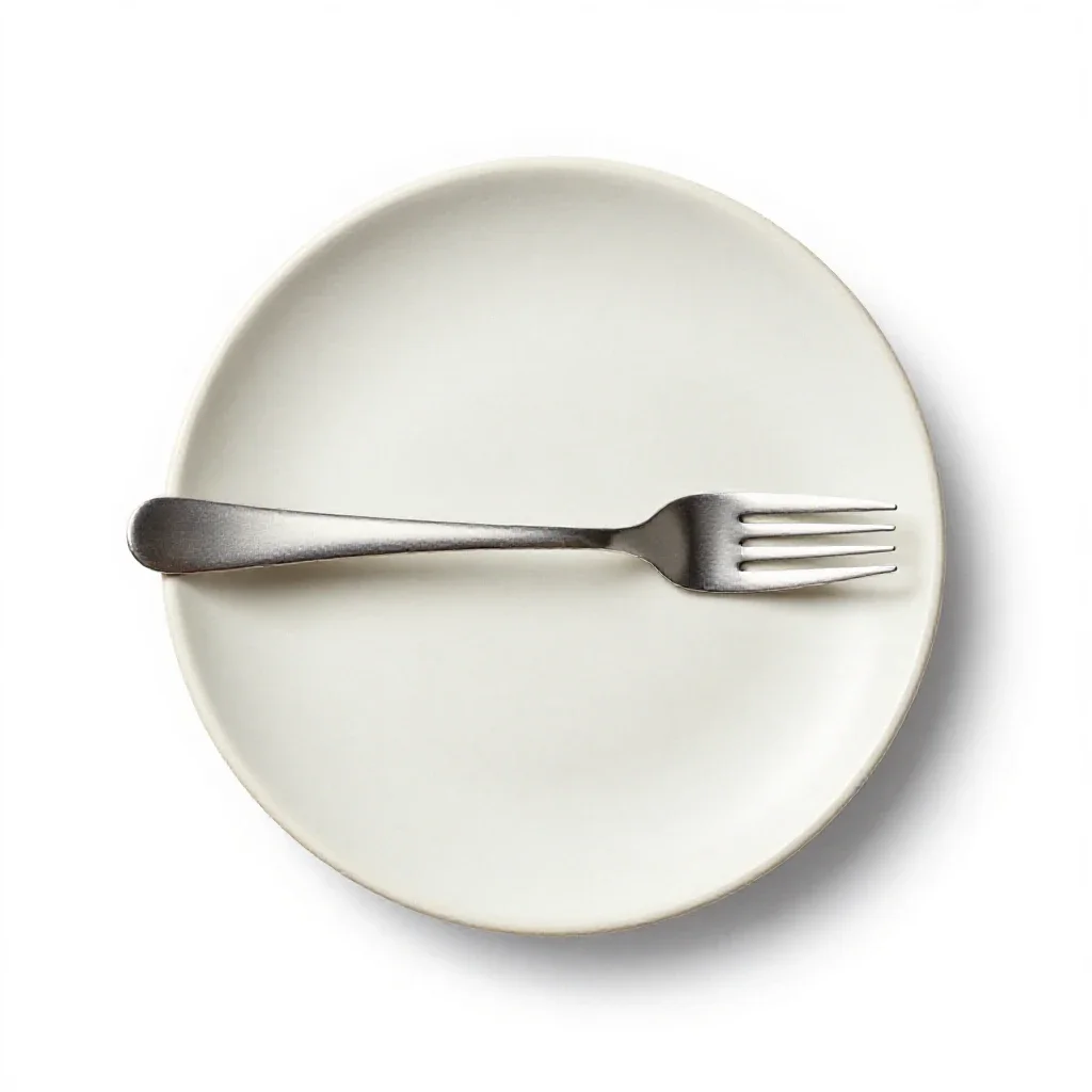 Flatware isolated on a white background