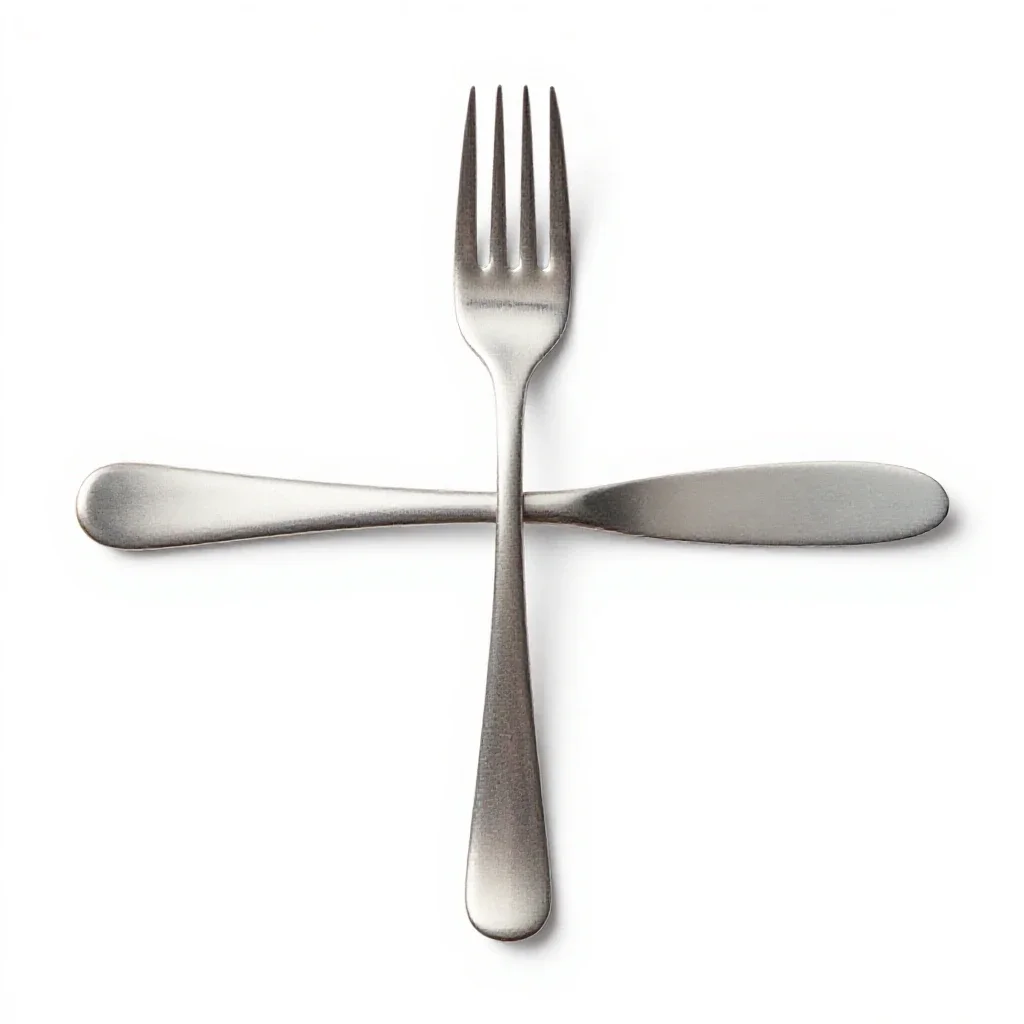 Fork isolated on a white background
