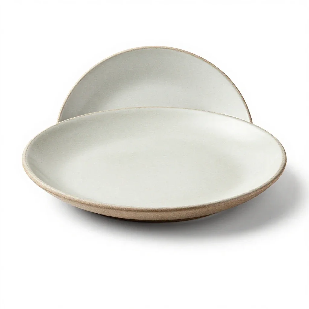 Platter isolated on a white background