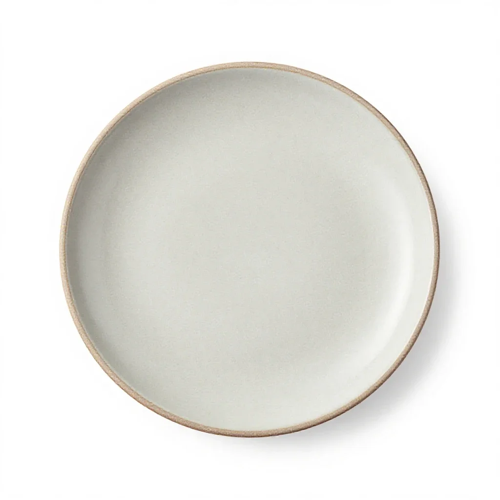 Salad plate isolated on a white background