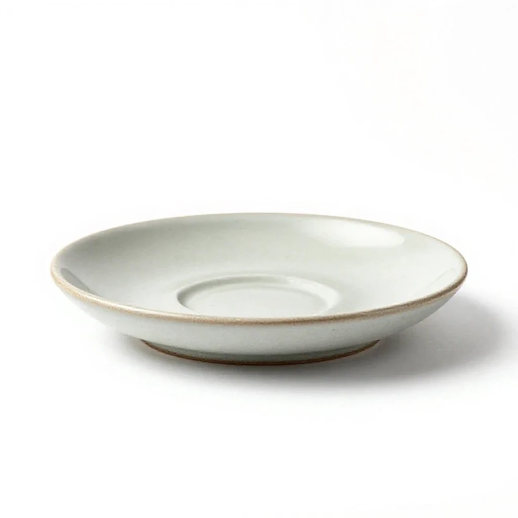 Saucer isolated on a white background