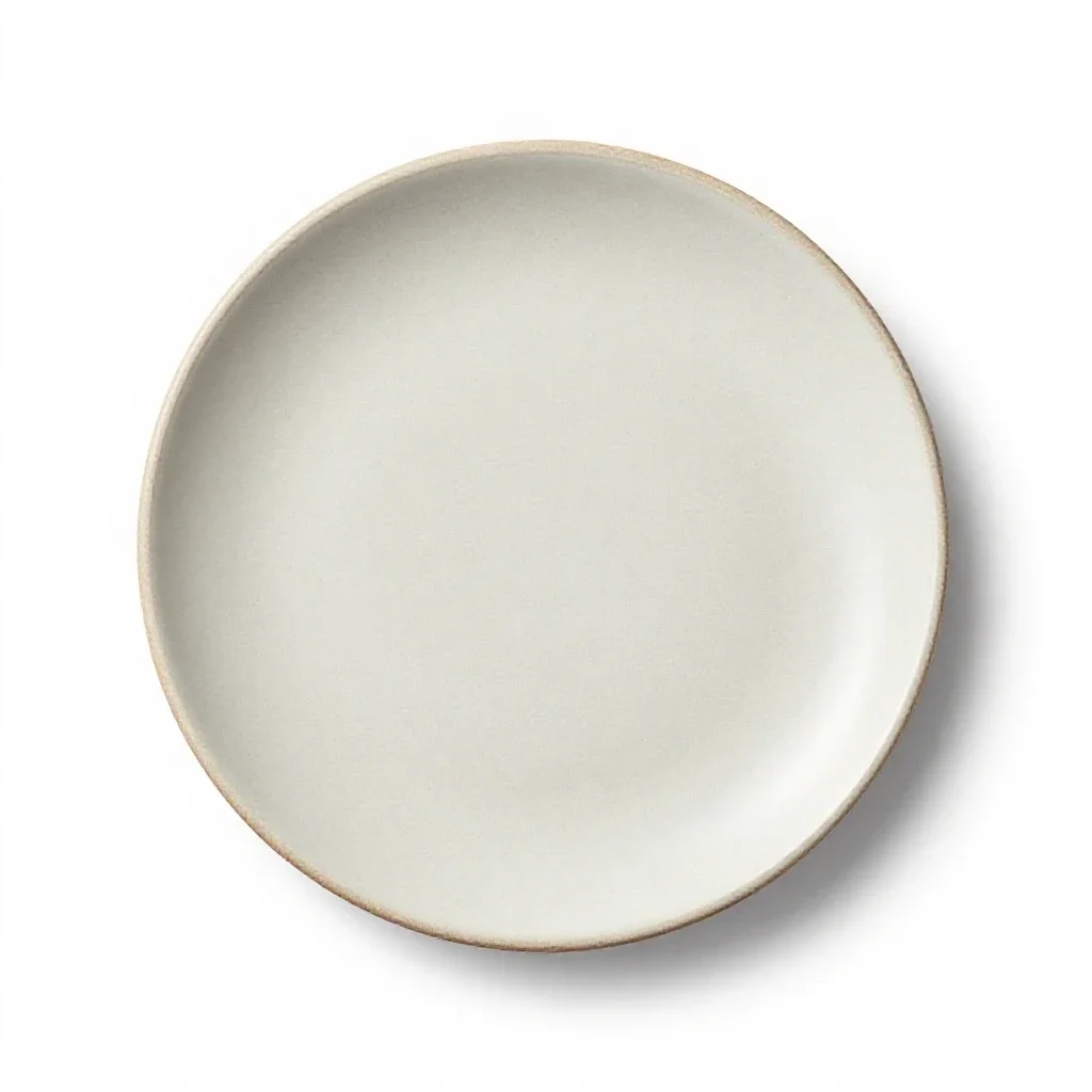 Soup plate isolated on a white background