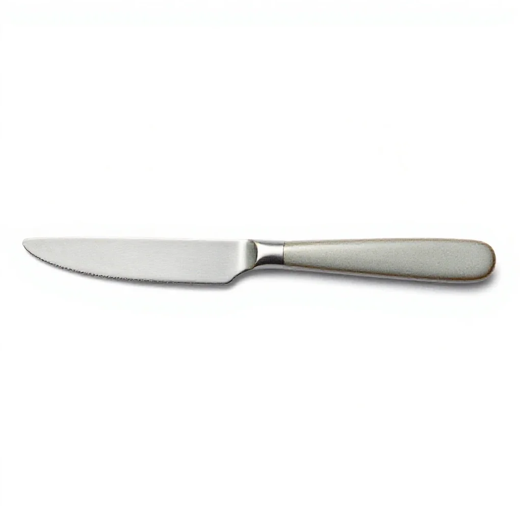 Table knife isolated on a white background