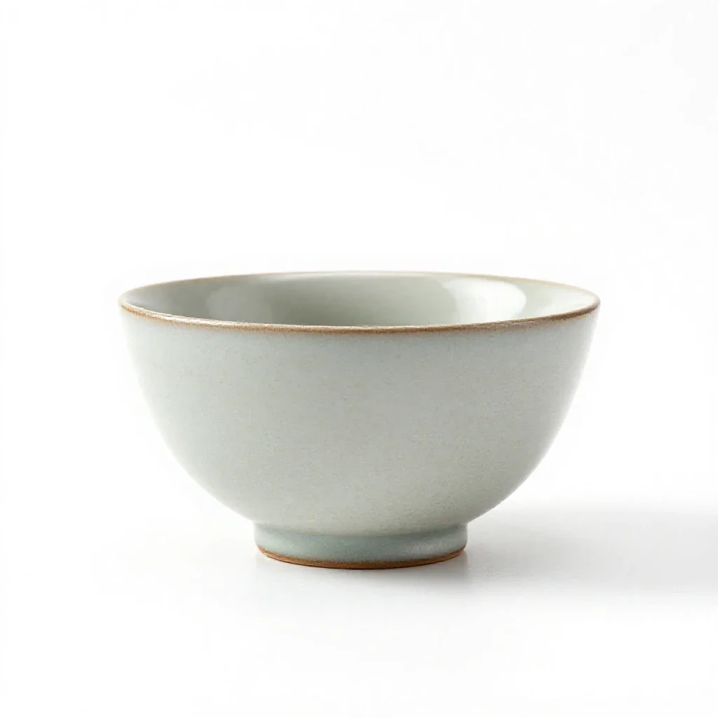 Tea service isolated on a white background