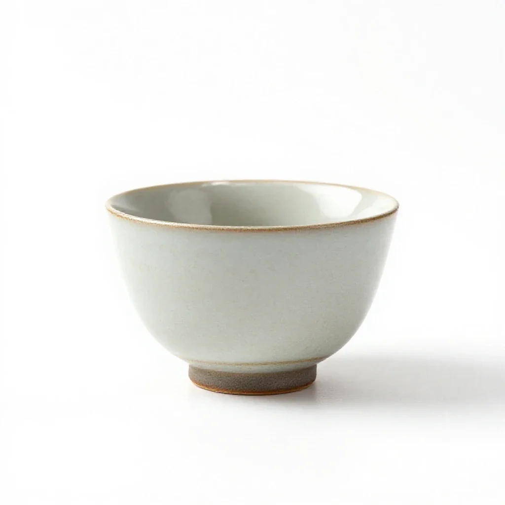 Teacup isolated on a white background