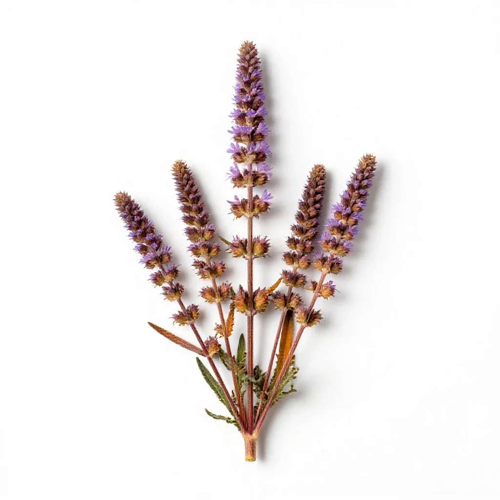 Great knapweed isolated on a white background