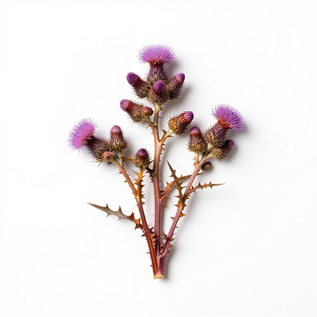 Knapweed isolated on a white background