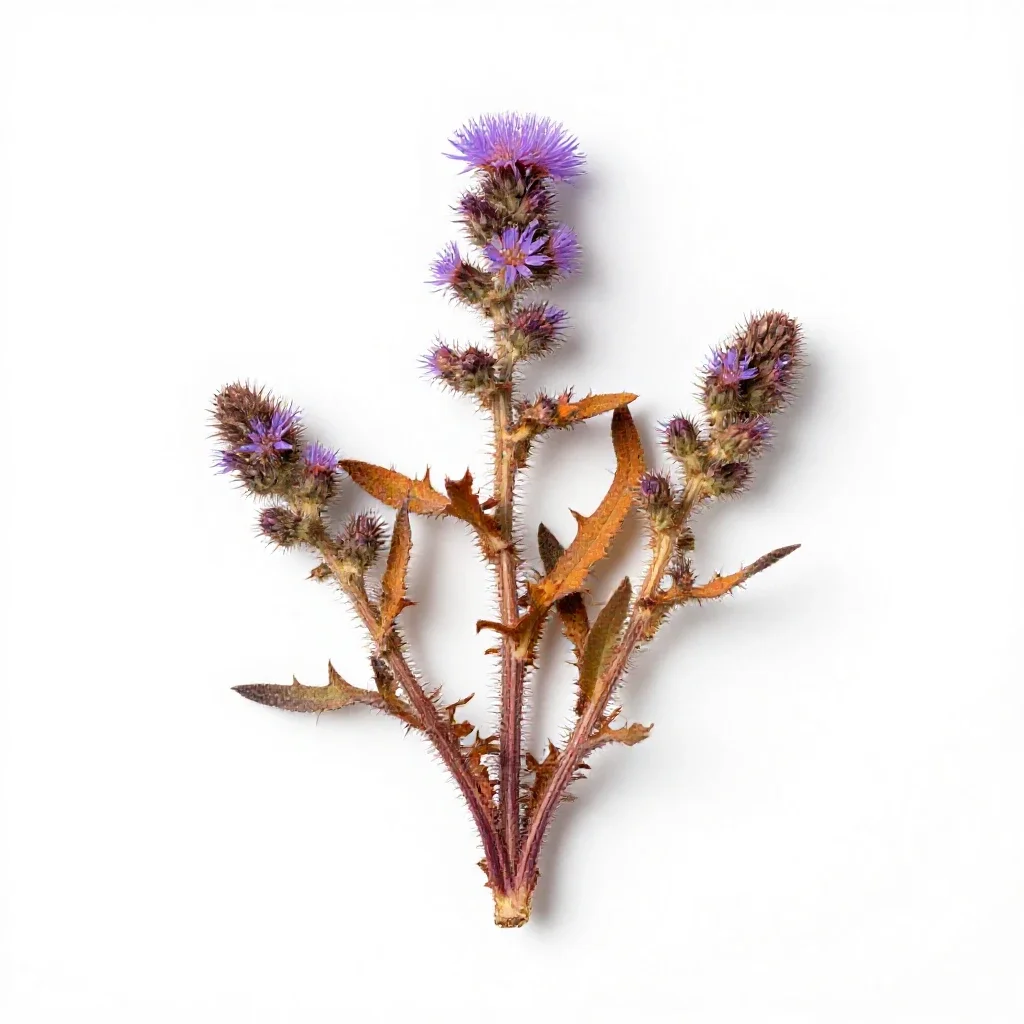Lesser knapweed isolated on a white background