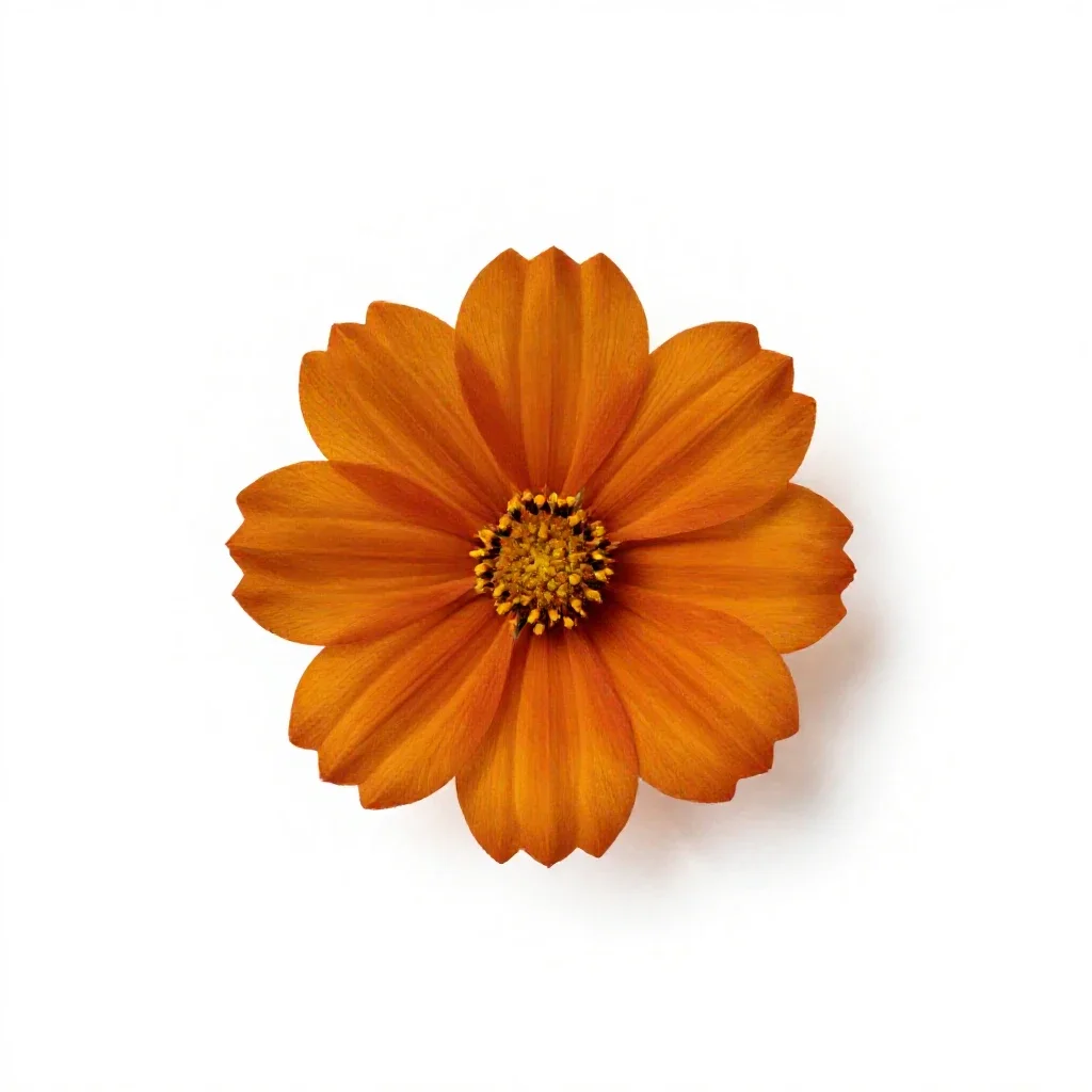 Safflower isolated on a white background