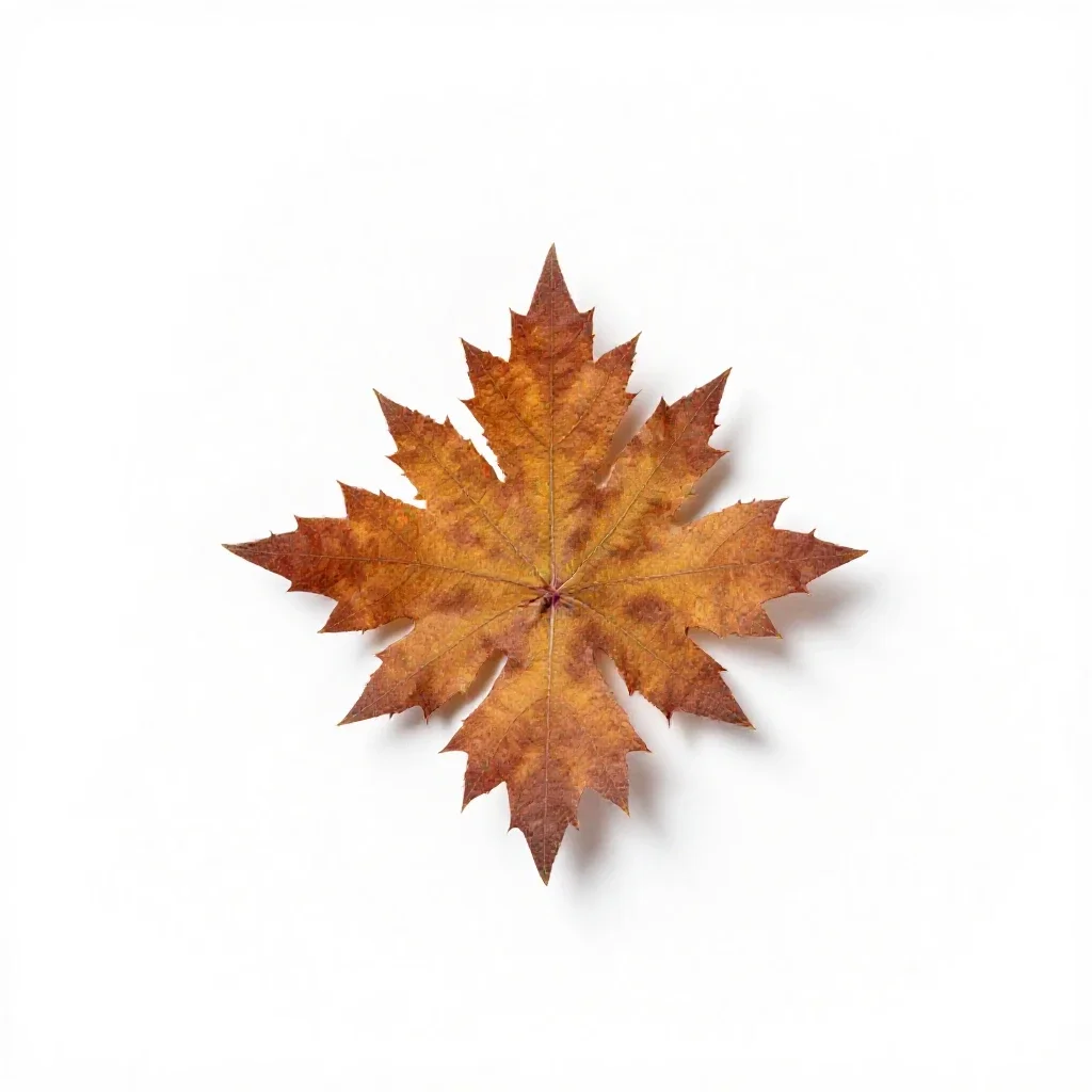 Stemless carline thistle isolated on a white background