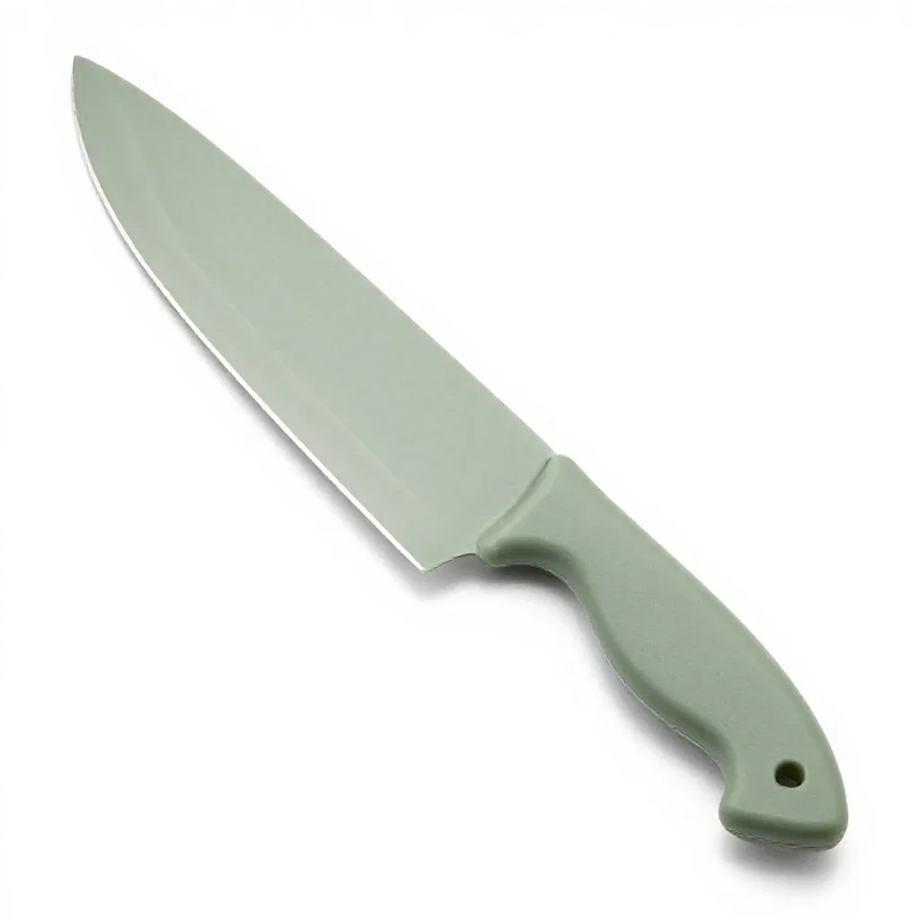 Butcher knife isolated on a white background