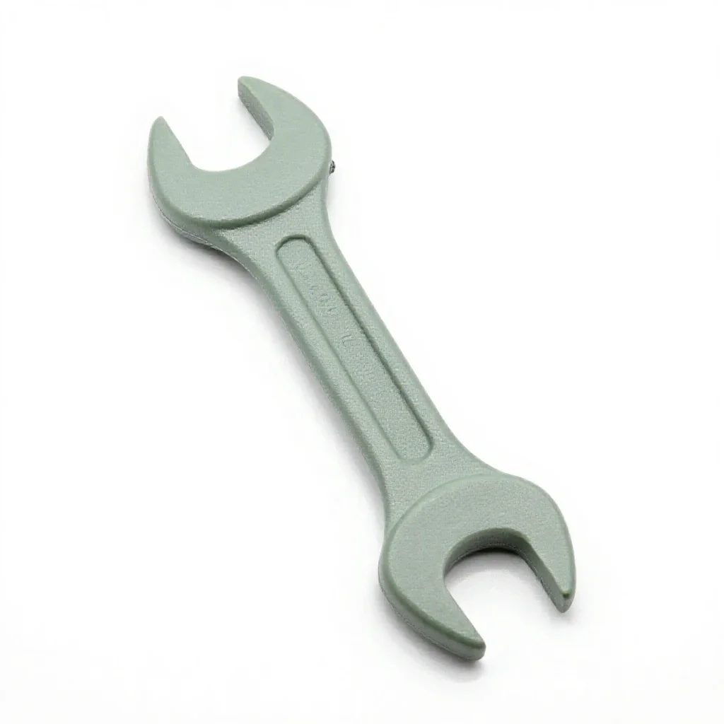 Carriage wrench isolated on a white background