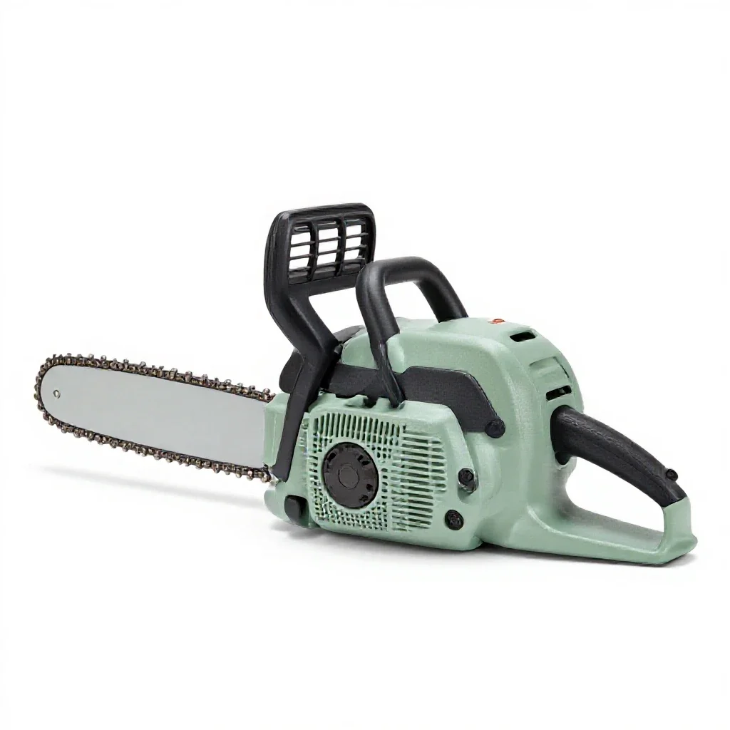 Chain saw isolated on a white background