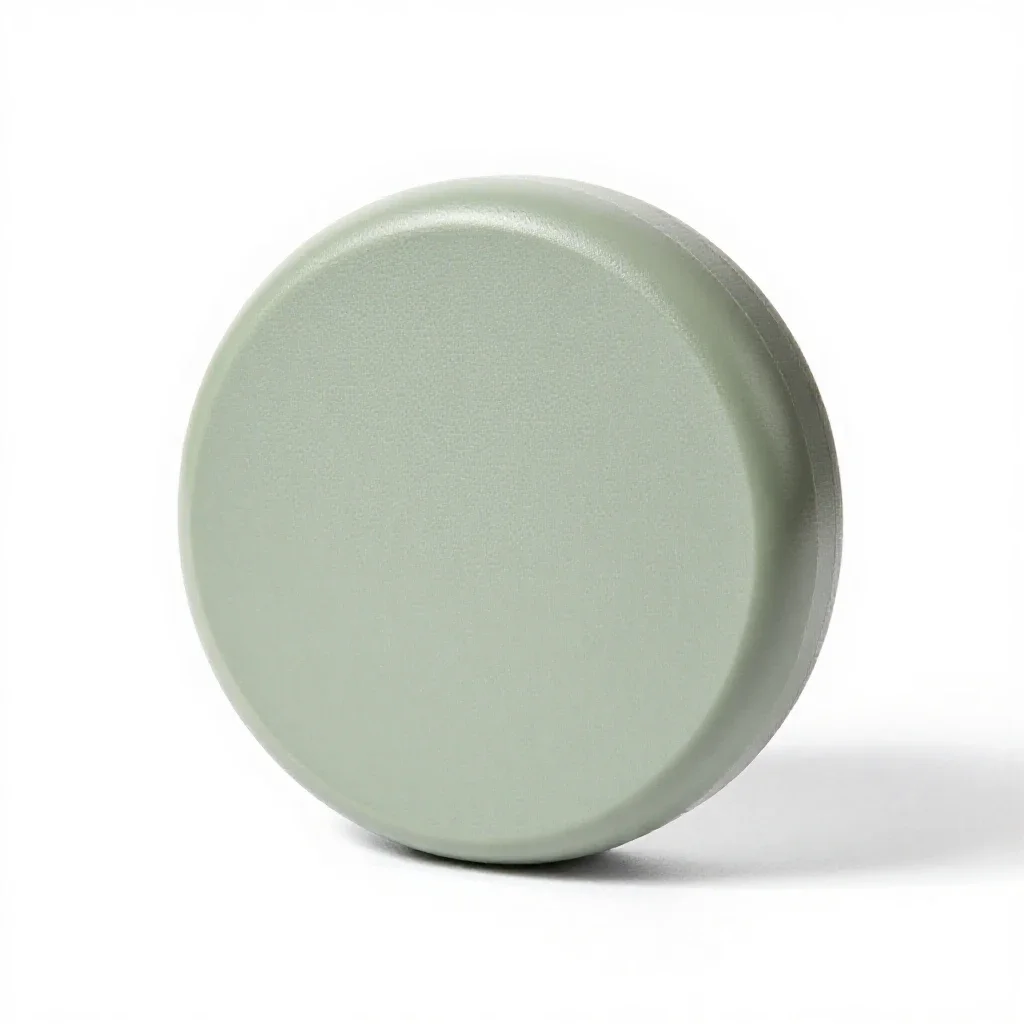 Circular plane isolated on a white background