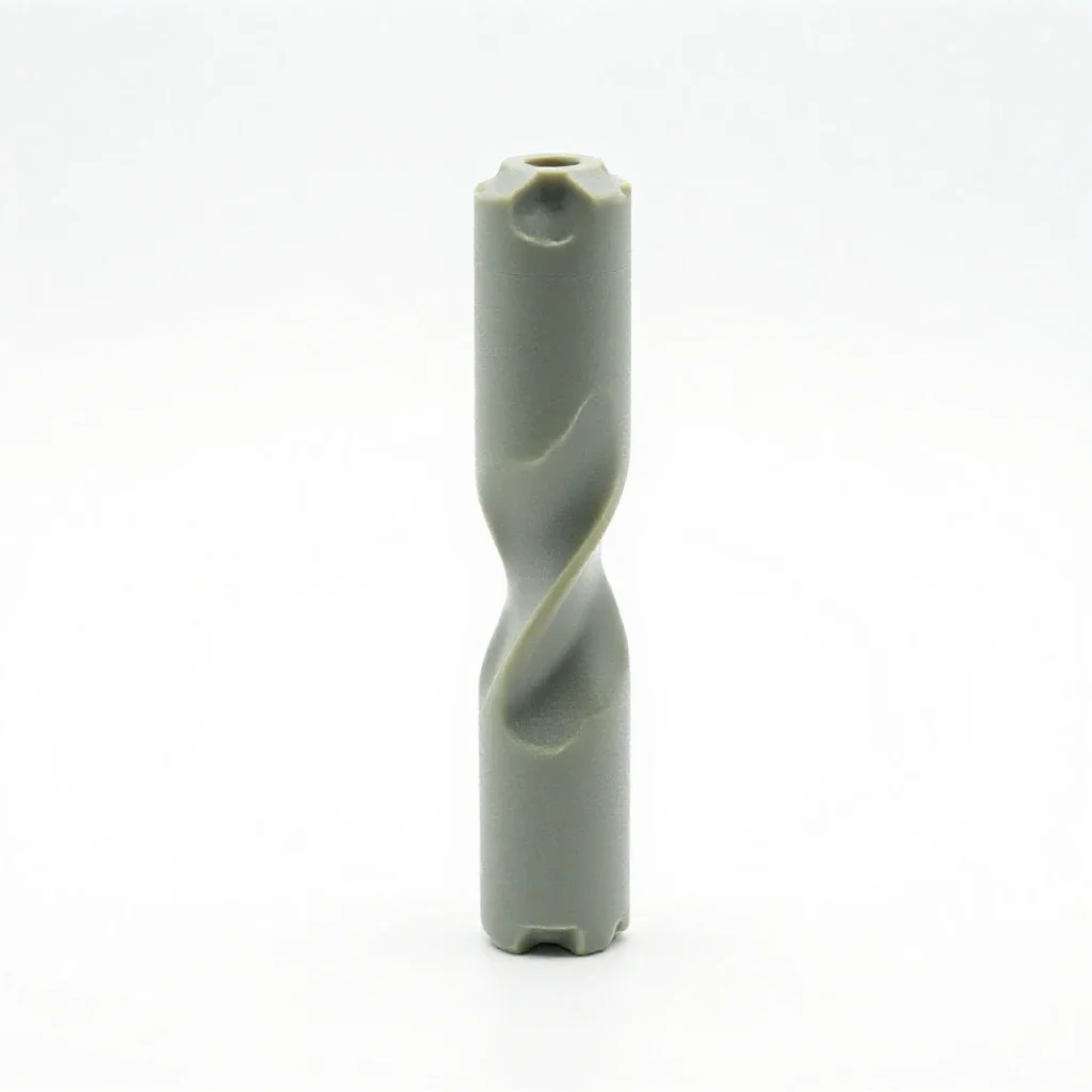 Core bit isolated on a white background