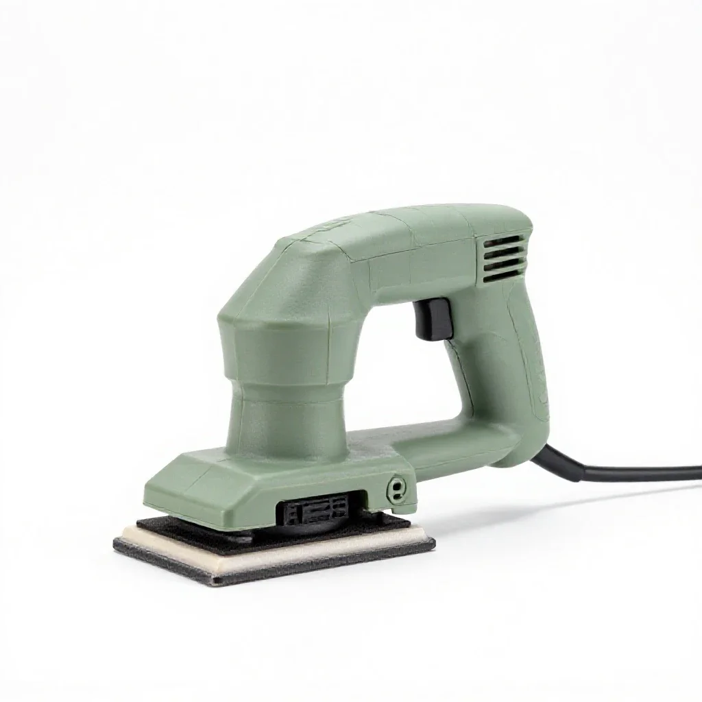 Drum sander isolated on a white background