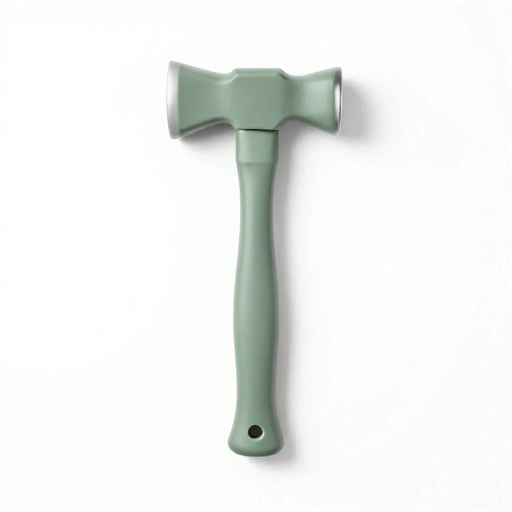 Half hatchet isolated on a white background