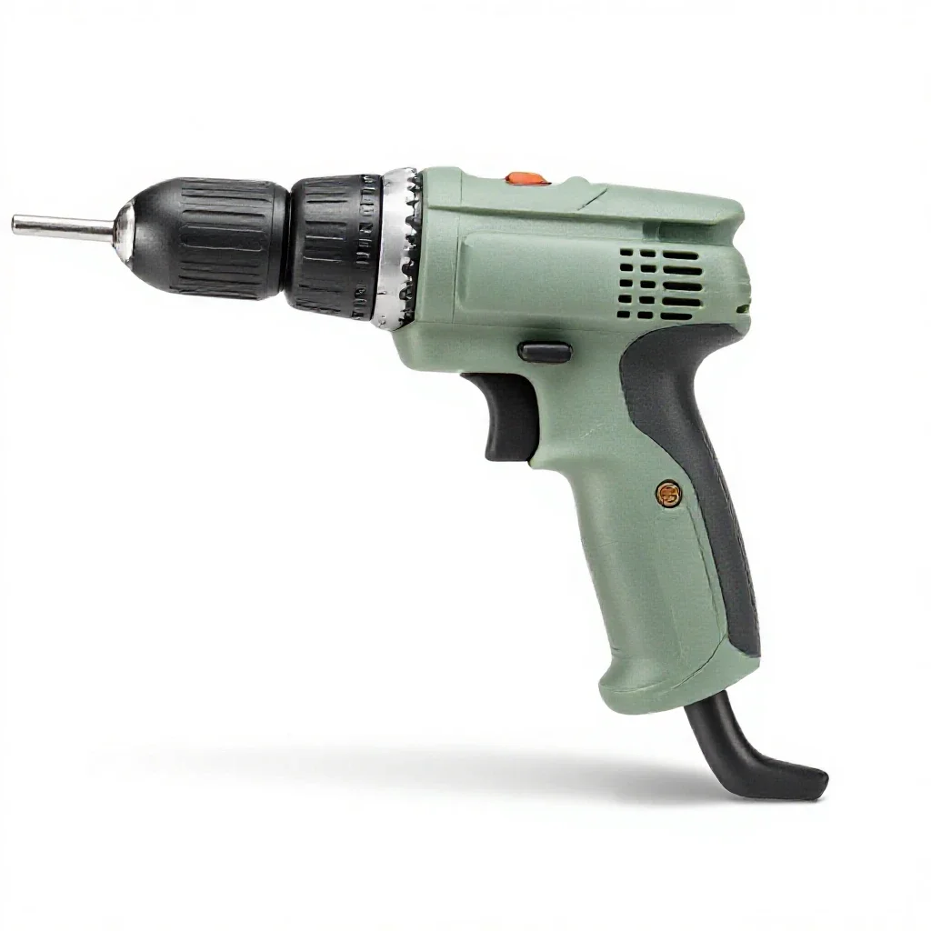 Hand drill isolated on a white background
