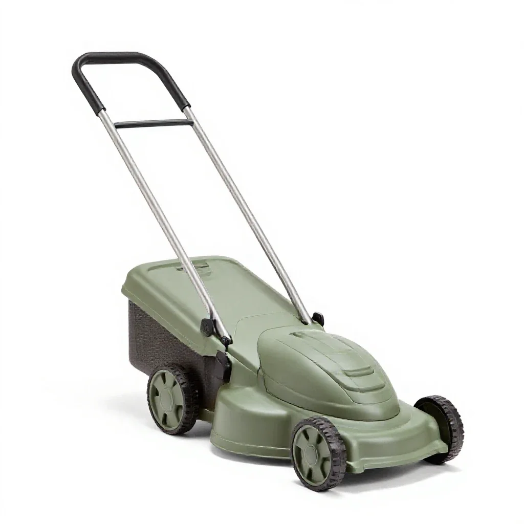 Hand mower isolated on a white background