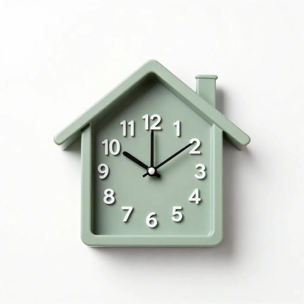 Cuckoo clock isolated on a white background
