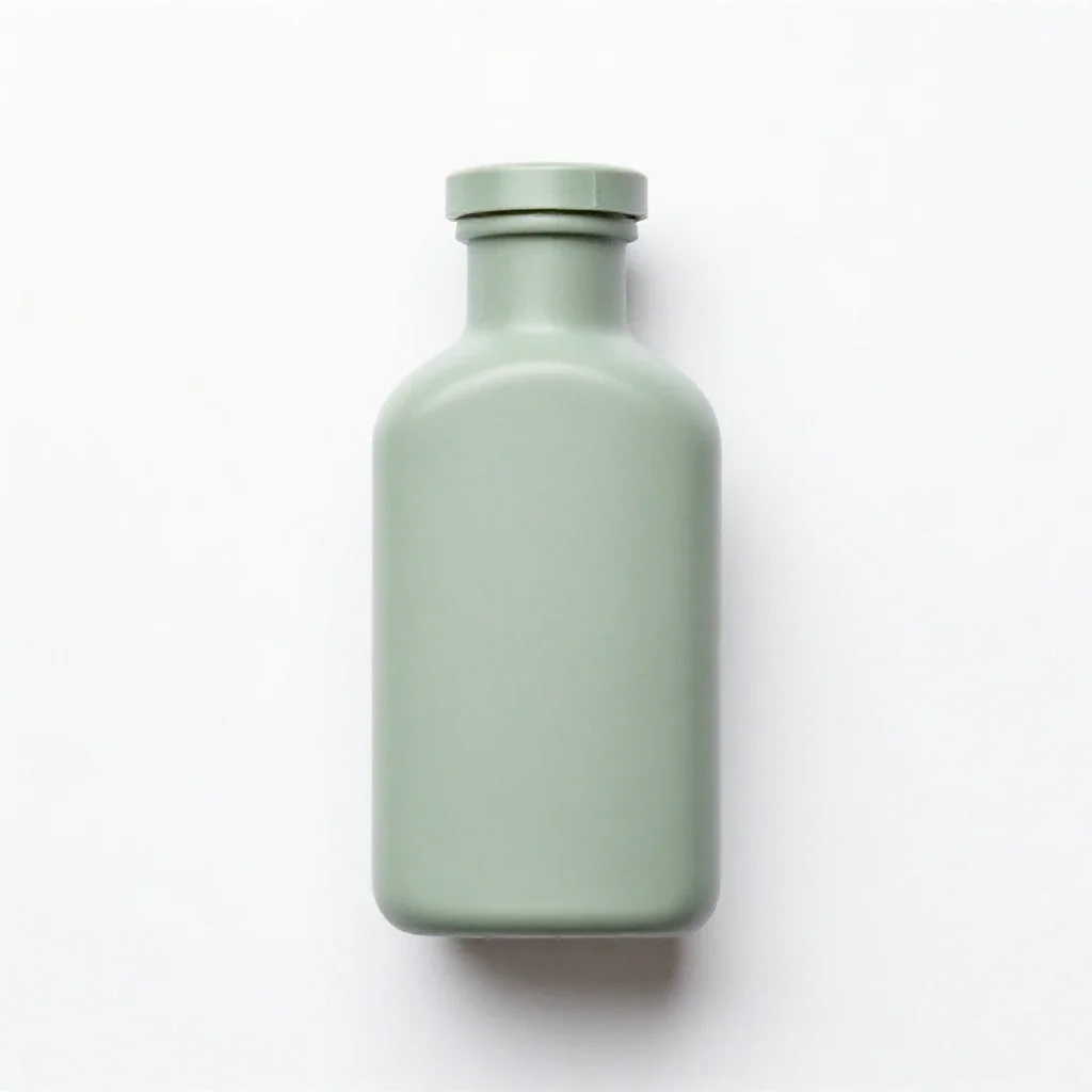Ship in a bottle isolated on a white background