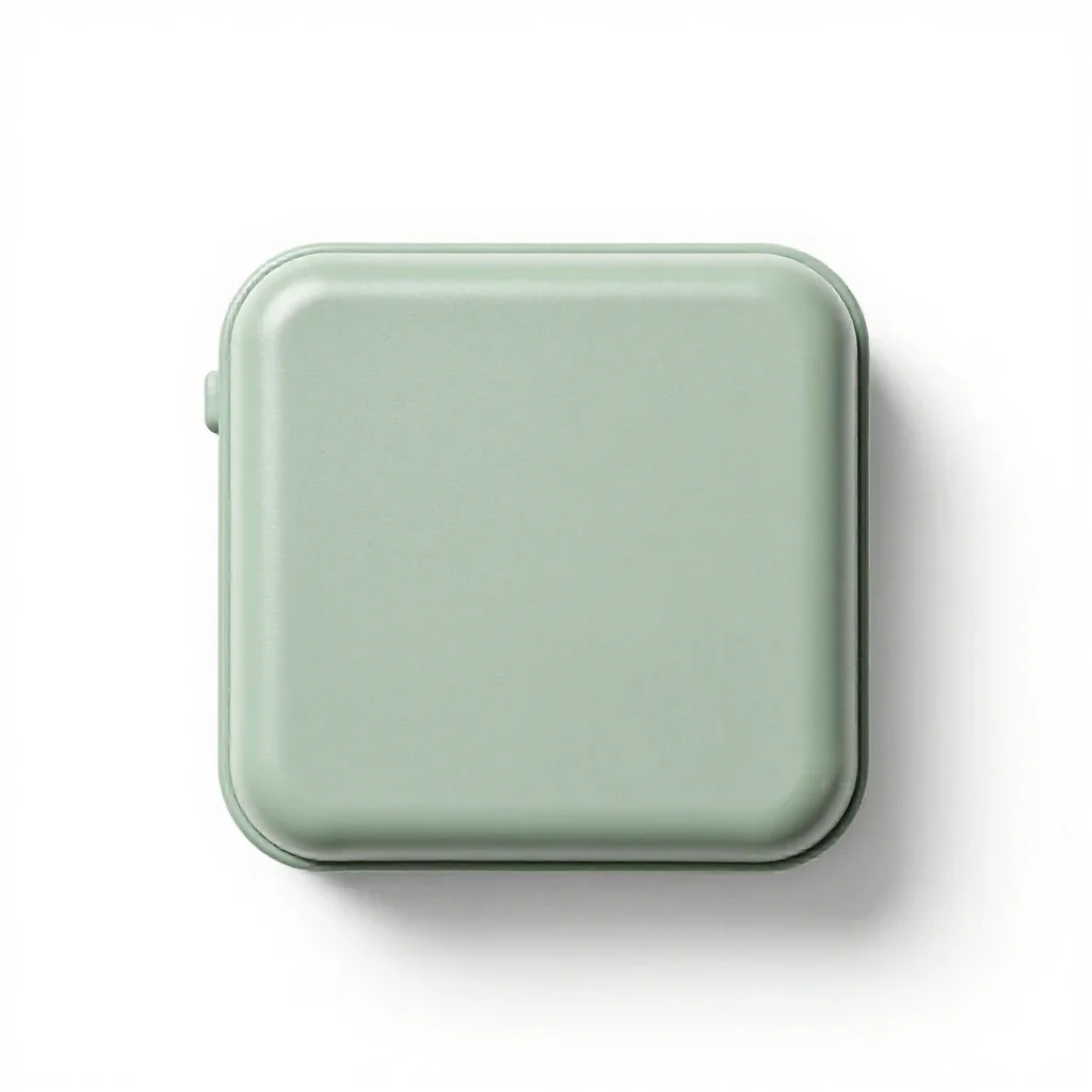 Travelling writing box isolated on a white background