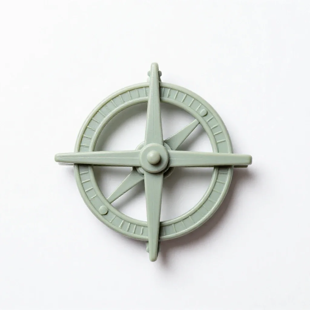 Astrolabe isolated on a white background