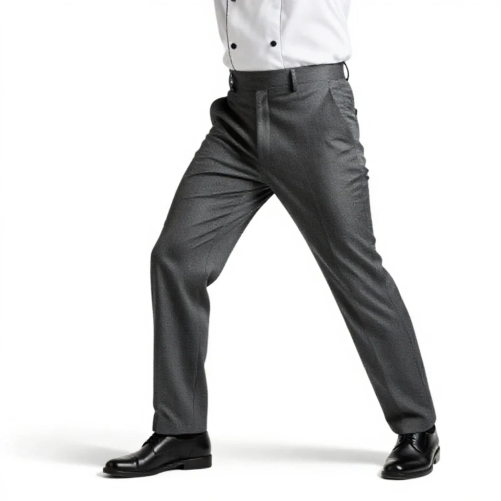 Chef plating a dish isolated on a white background