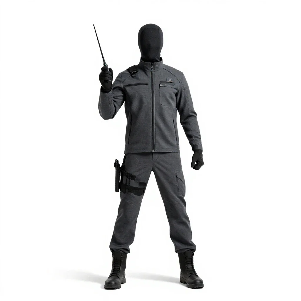 Colony medic with a diagnostic wand isolated on a white background