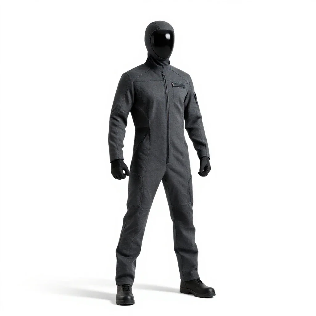 Cryosleep technician isolated on a white background