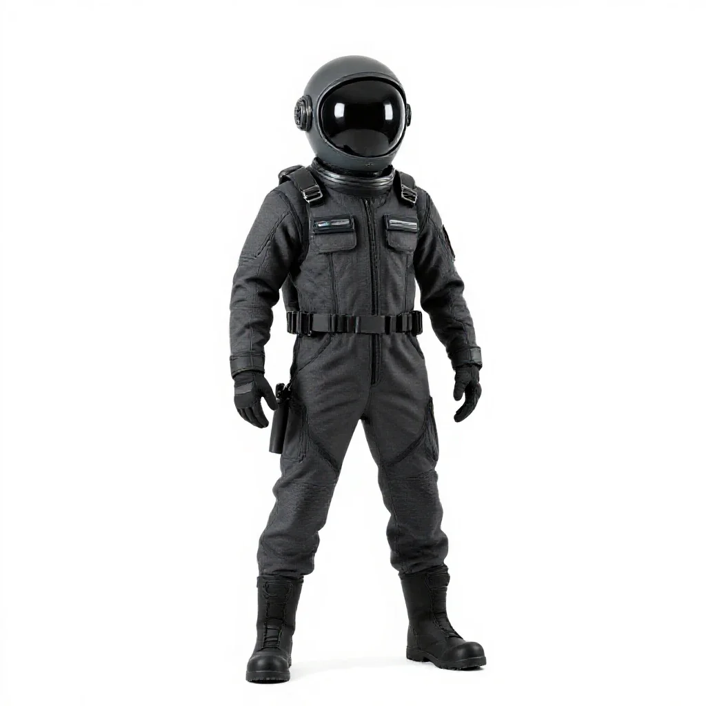 Gas giant balloon pilot isolated on a white background