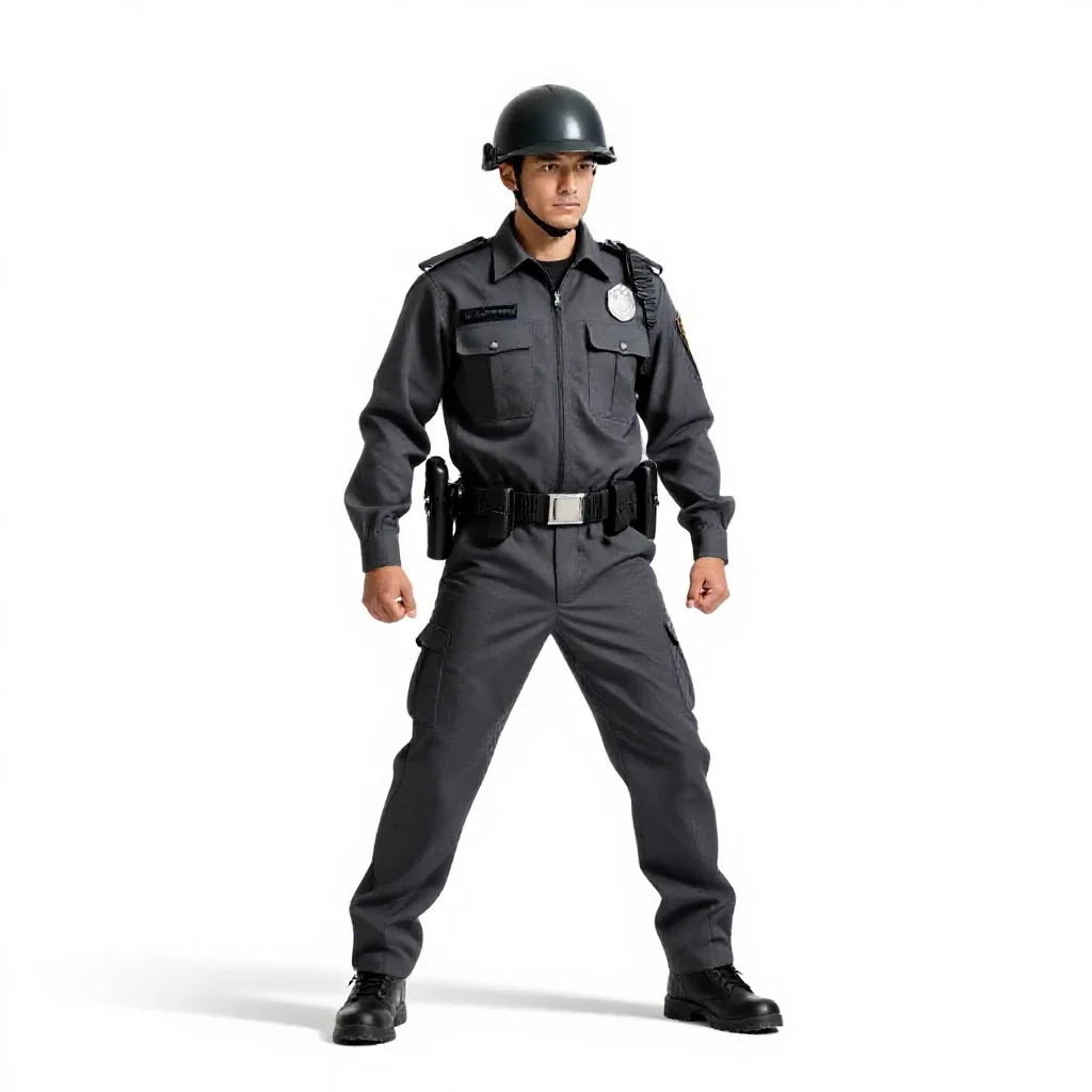 Hive-city enforcer isolated on a white background