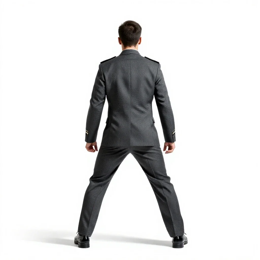 Station quartermaster isolated on a white background