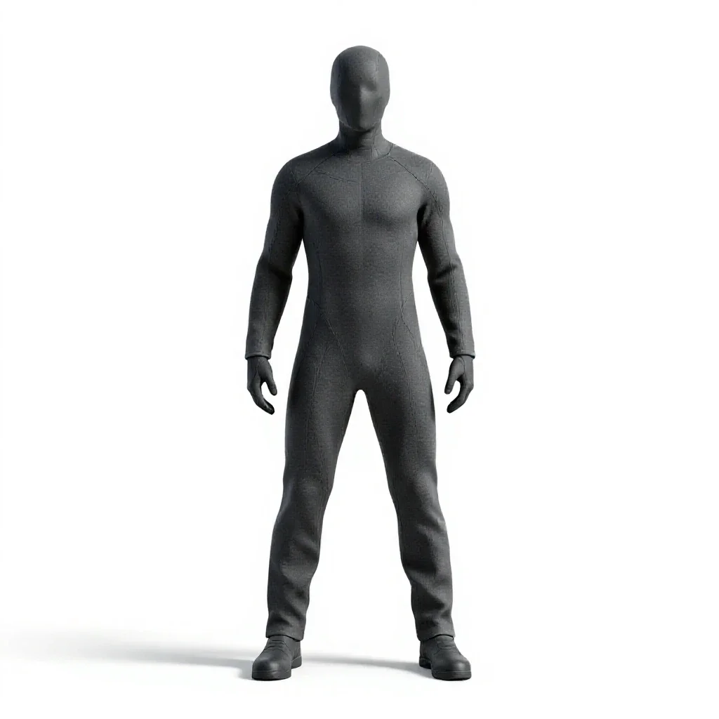 Terraforming botanist isolated on a white background