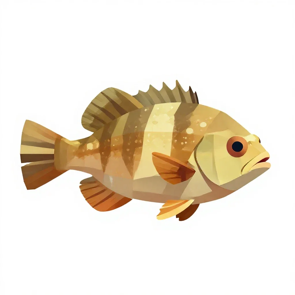 Bio-luminescent deep sea fish isolated on a white background