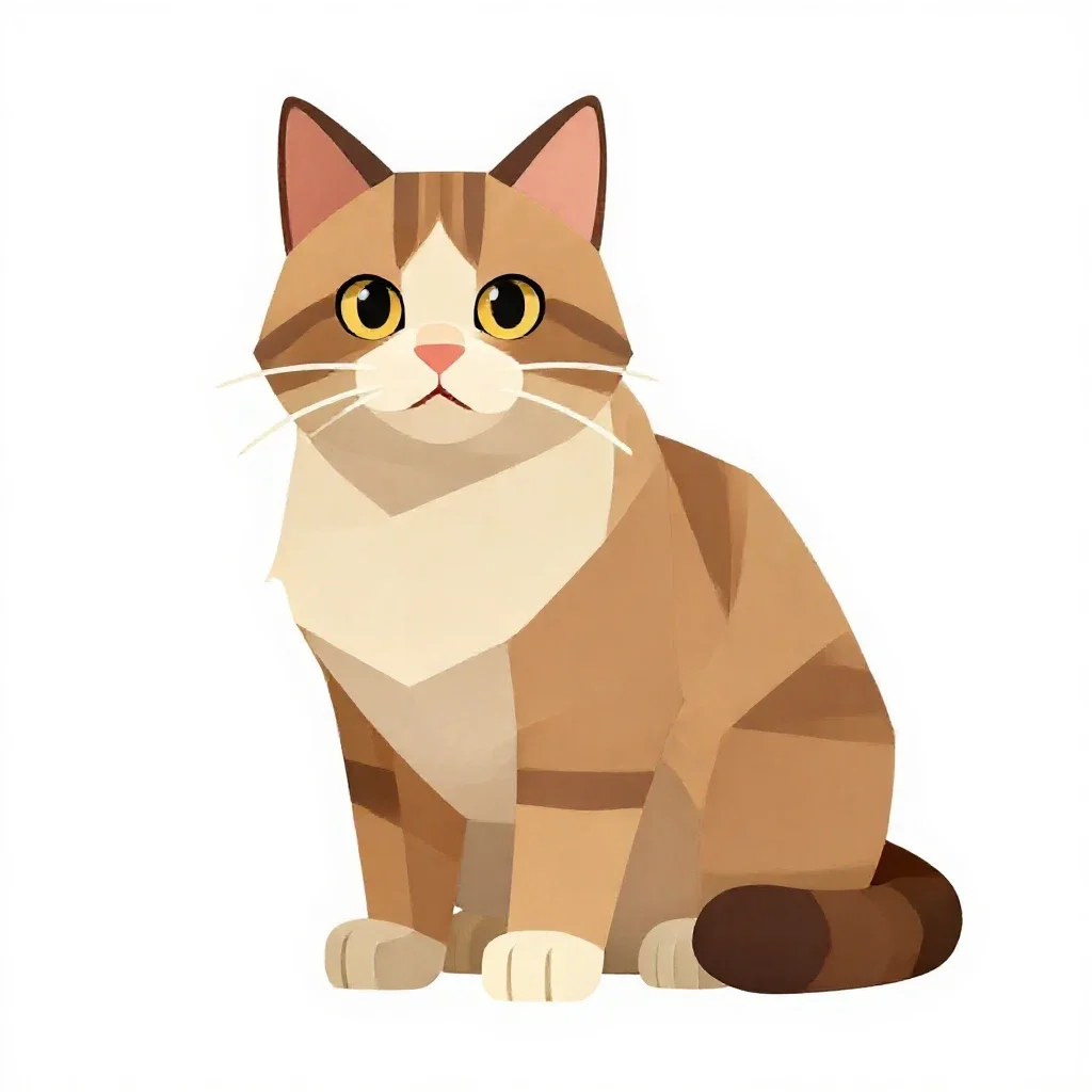 Maine coon cat isolated on a white background