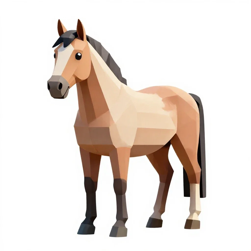 Shire horse isolated on a white background