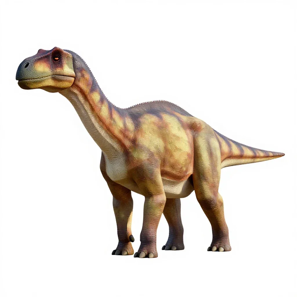 Diplodocus isolated on a white background