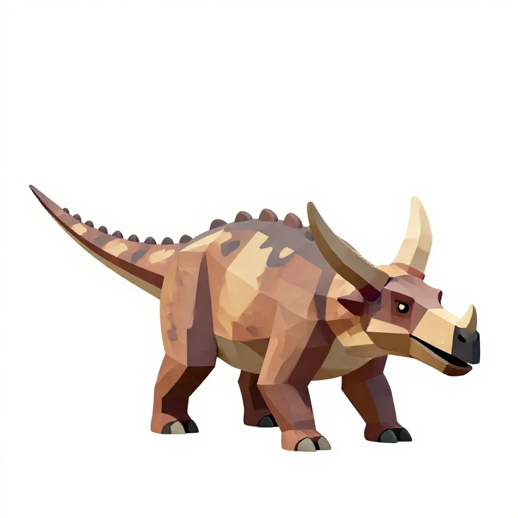 Ankylosaurus with its club tail isolated on a white background