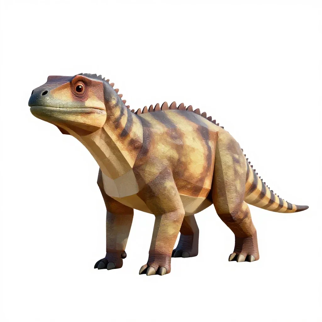 Iguanodon isolated on a white background