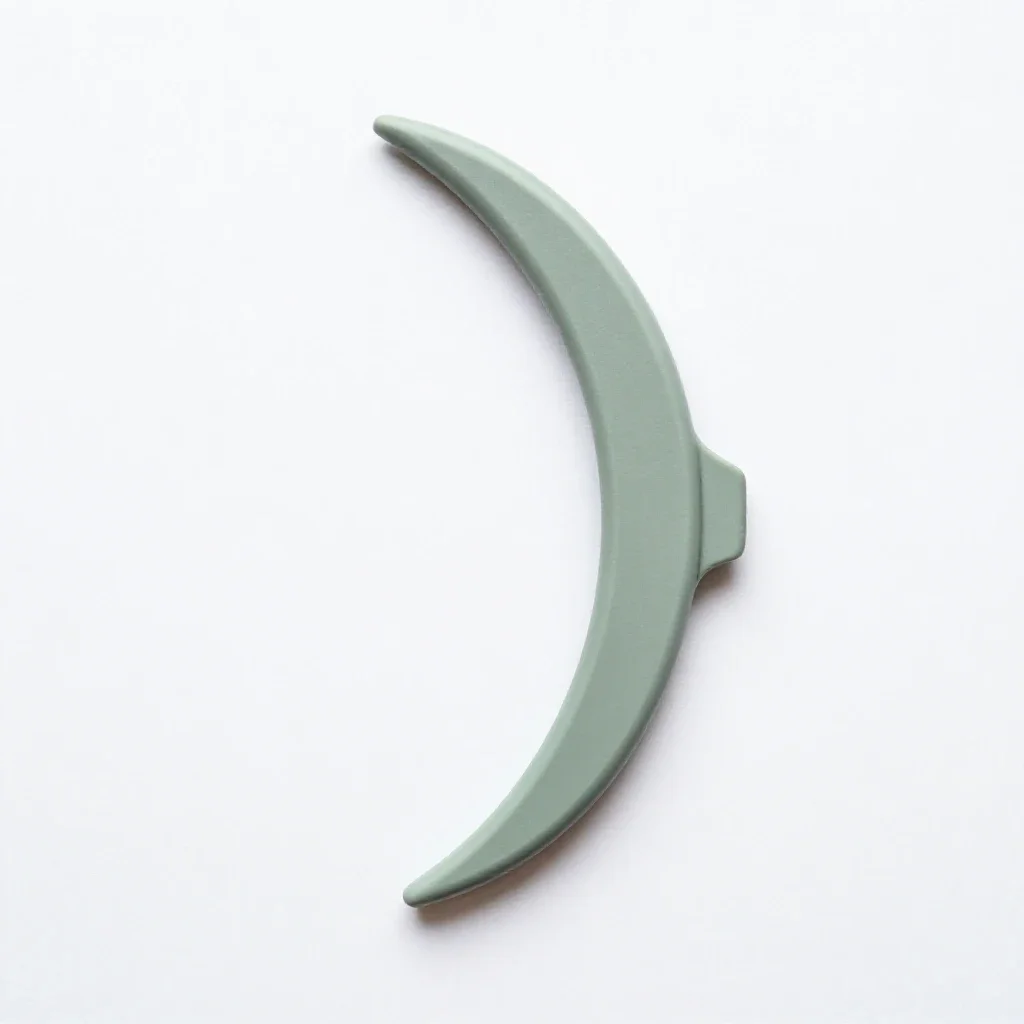 Curved scimitar isolated on a white background