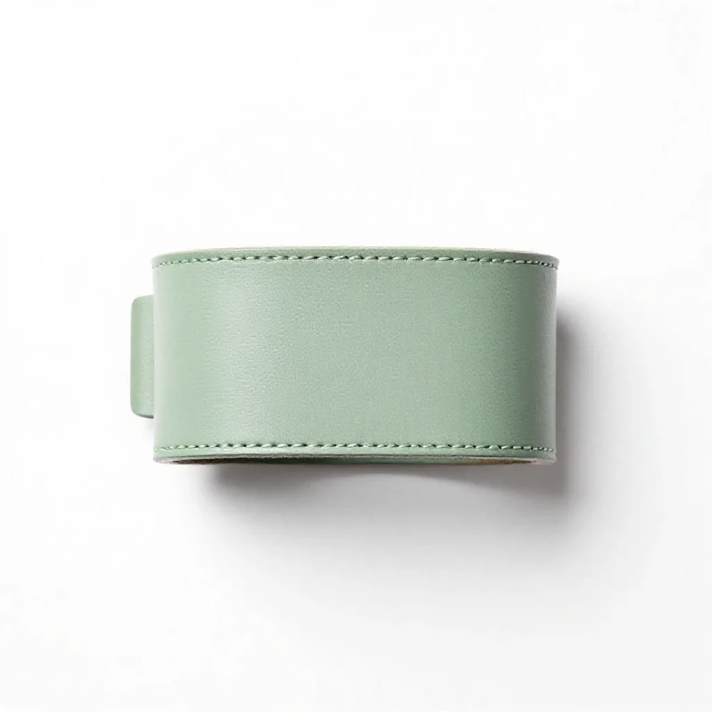 Leather bracer isolated on a white background