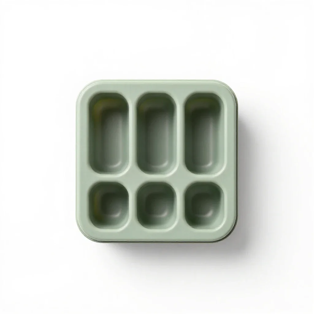 Potion bottle rack isolated on a white background