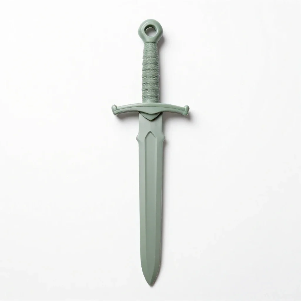 Two-handed greatsword isolated on a white background