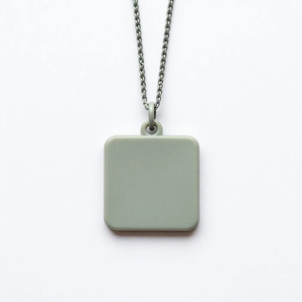 Amulet on a chain isolated on a white background
