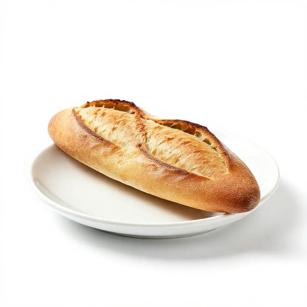 Baguette isolated on a white background