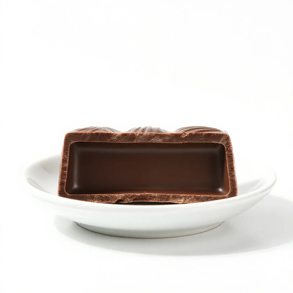 Box of chocolates isolated on a white background