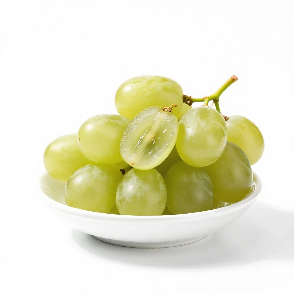 Bunch of grapes isolated on a white background