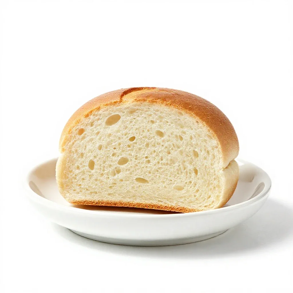 Burger with a brioche bun isolated on a white background