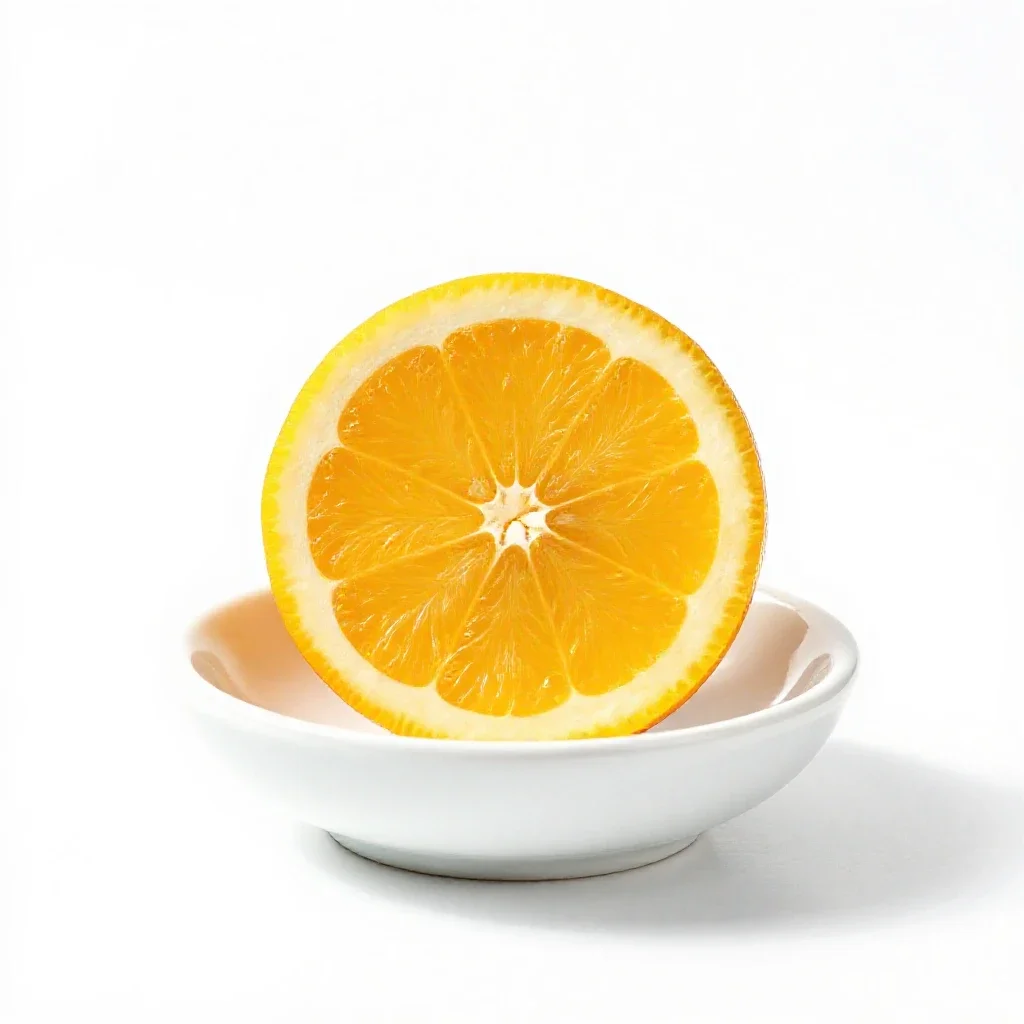 Cocktail with a citrus twist isolated on a white background